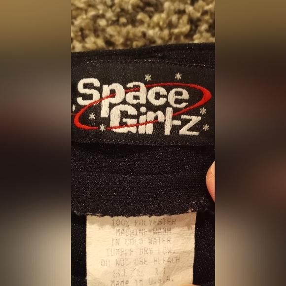 Y2K Space Girl-z 90's Polyester Black Dress Pants Size 11 Long - Picture 5 of 5